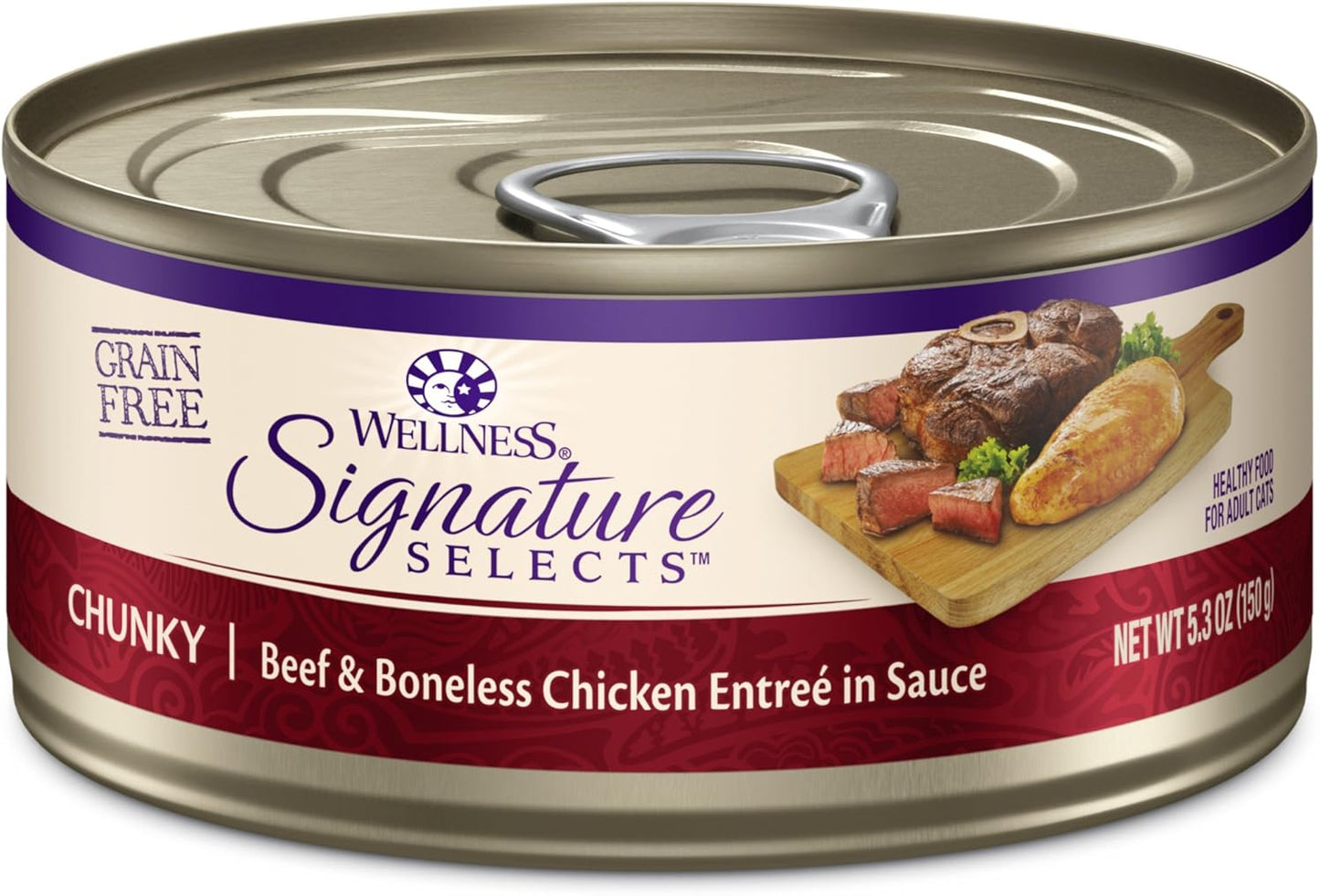 Wellness CORE Signature Selects Chunky Wet Cat Food for Adults