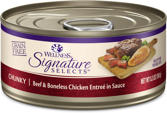 Wellness CORE Signature Selects Chunky Wet Cat Food for Adults