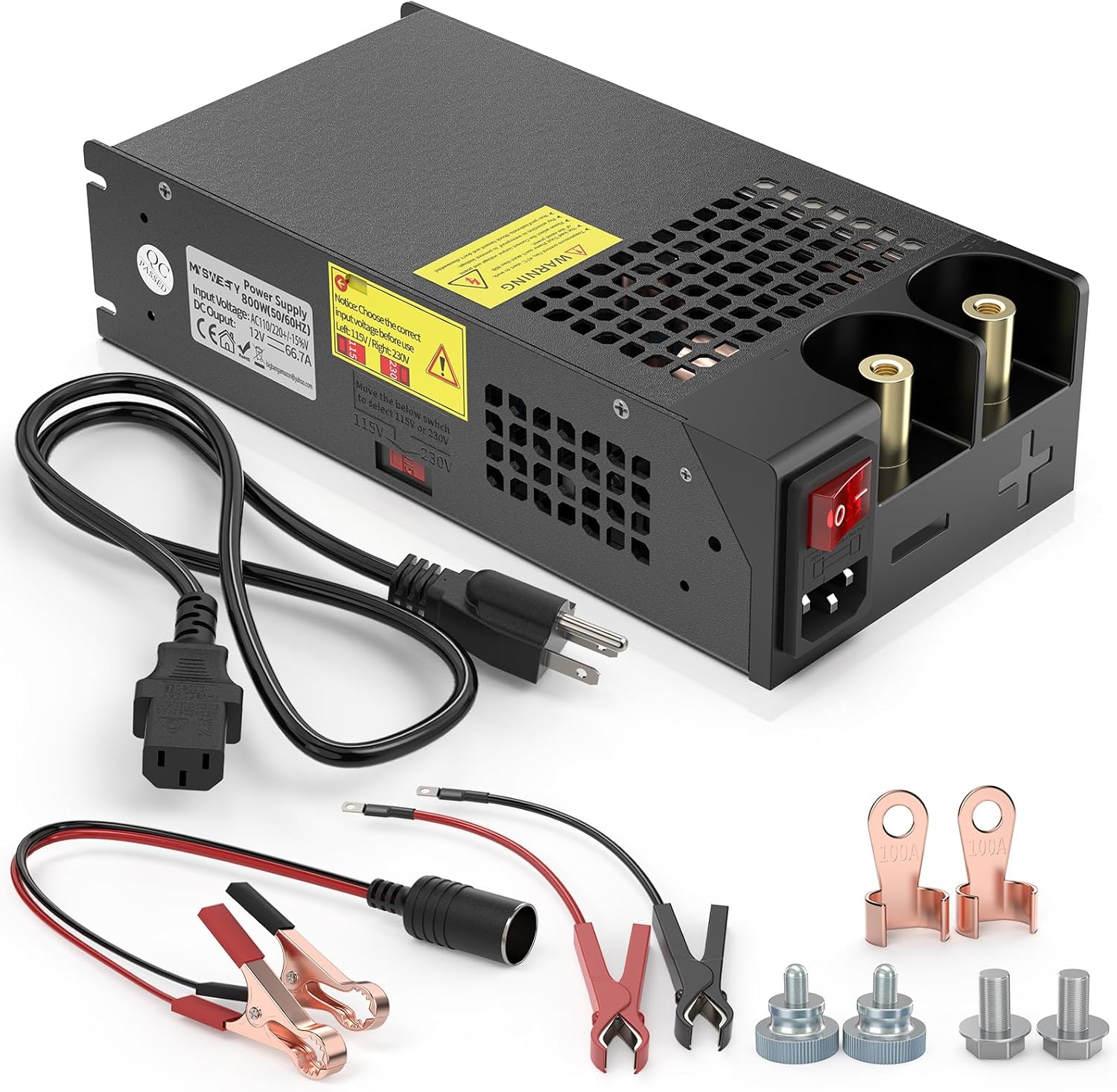 MYSWEETY 12V Power Supply for LED Strips and 3D Printers