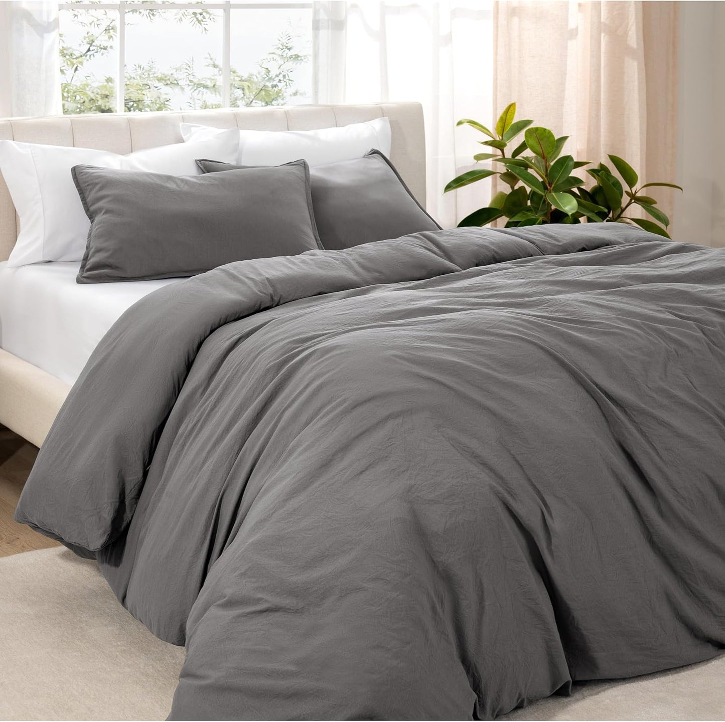 Ultra Soft Microfiber Duvet Cover Set for King/Cal King Beds