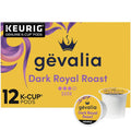Gevalia Dark Royal Roast K-Cup Coffee Pods (72 Pods) - Bold, Smooth