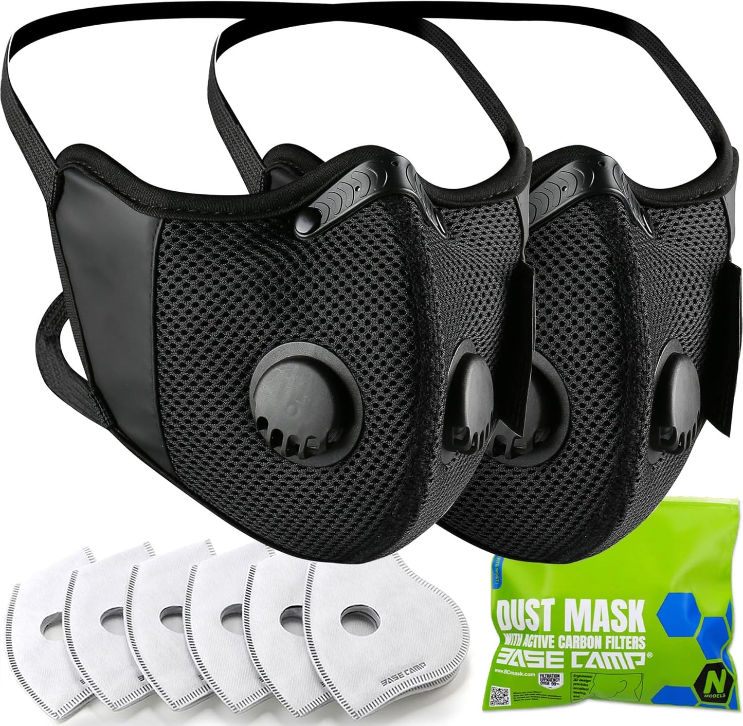 BASE CAMP M Cross Dust Mask: Reusable, Comfortable Safety Gear