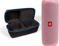 JBL Flip 5 (Pink) + divvi! Hardshell Case - Portable Bluetooth Speaker