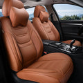 Breathable Leather Car Seat Covers Full Set for Comfort & Style