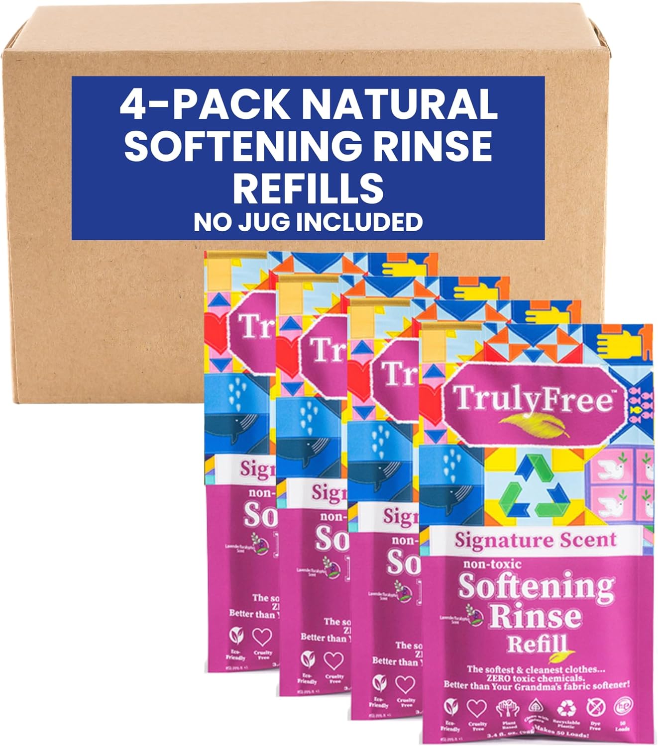 Fabric Softening Conditioner for Clothes - Plant-Based Formula