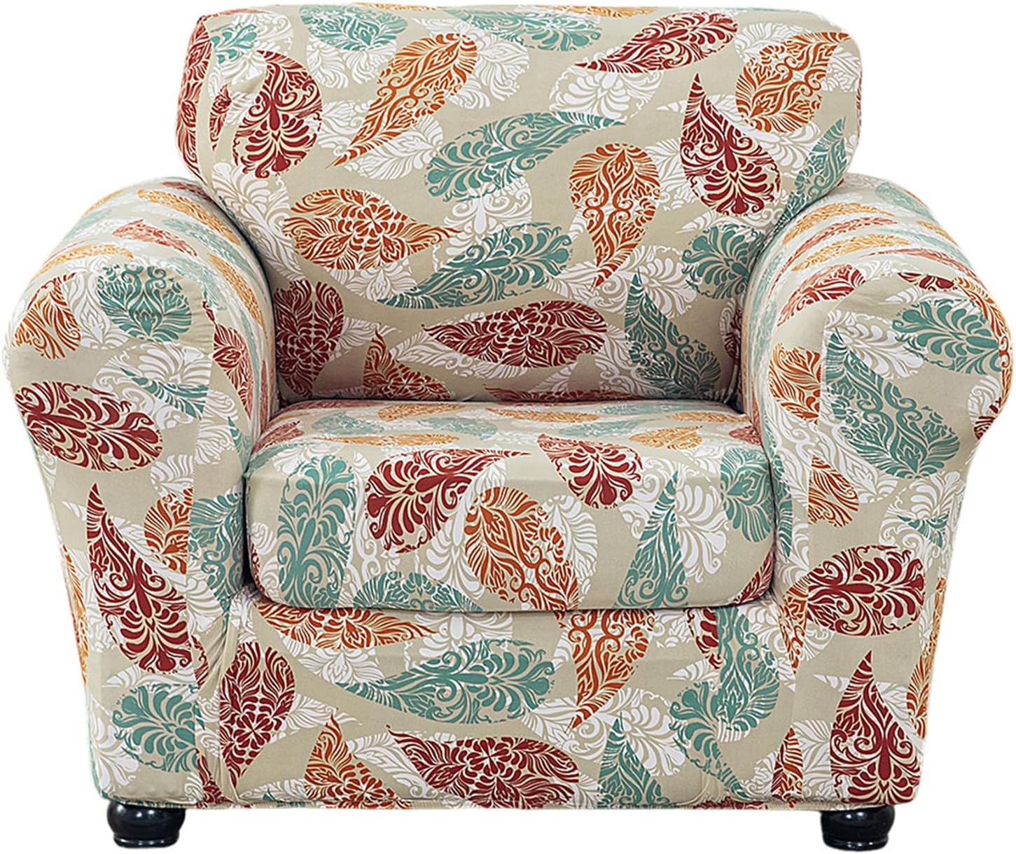 KRFOONN 2 Piece Chair Covers for Armchair Sofa Protection