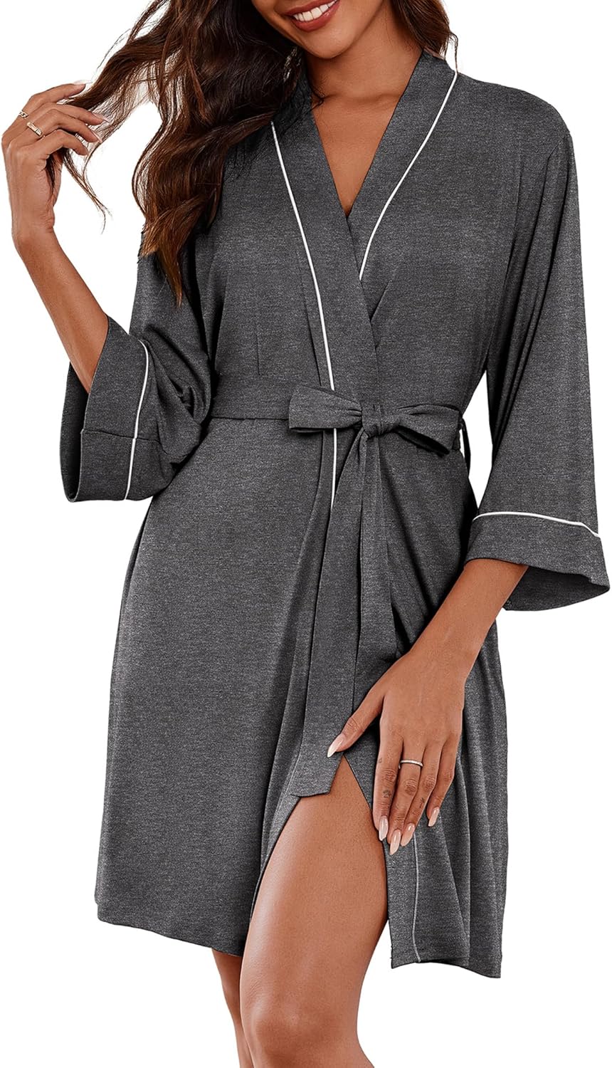 Ekouaer Women Kimono Robes for Comfortable All-Season Wear