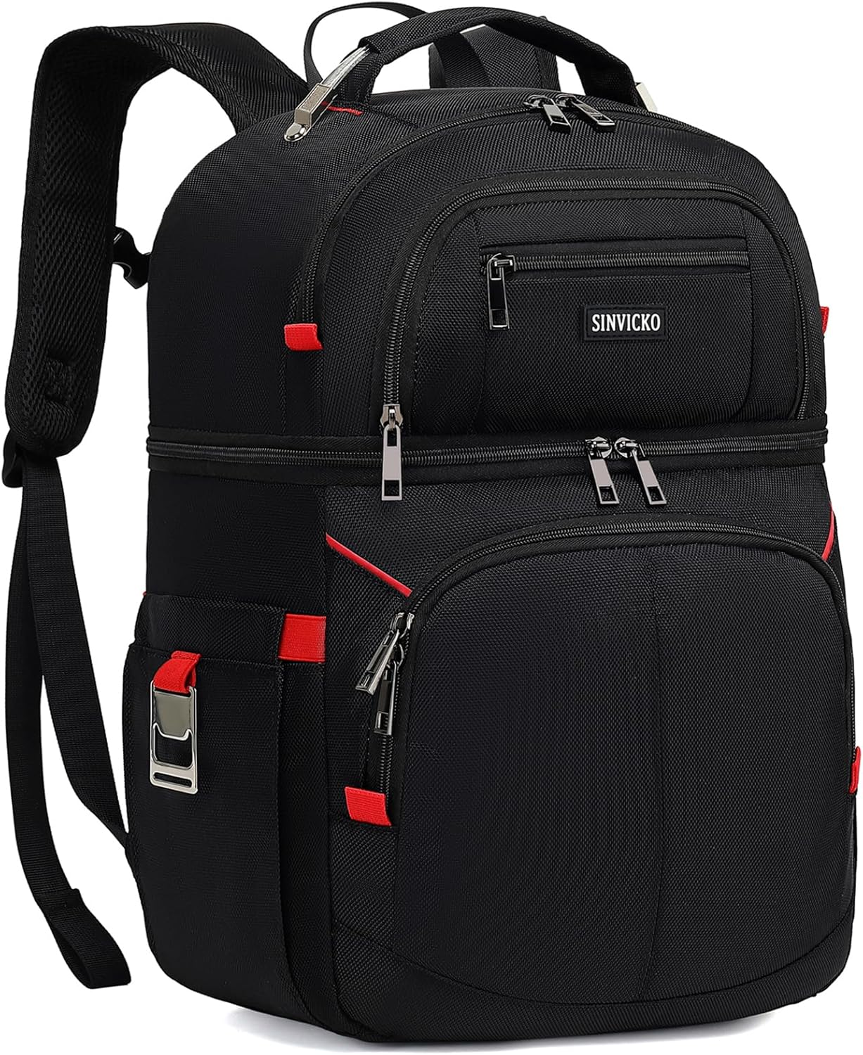 Insulated Cooler Backpack for Men Women - Double Deck Design