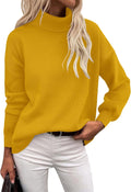 Turtleneck Sweater Women Chunky Knit Pullover - Warm Everyday Layer