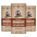 Dr. Squatch Natural Deodorant 3 Pack Wood Barrel Bourbon - Natural