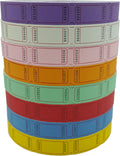 DNB 16000 Pcs Raffle Tickets 8 Color Set - Large Event Pack