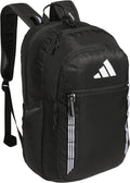 adidas Excel Backpack for Men - Large 15in Laptop Pack, Black/White