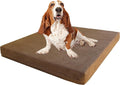 Extra Large Orthopedic Dog Bed 47x29x4 in - Gel Memory Foam Comfort