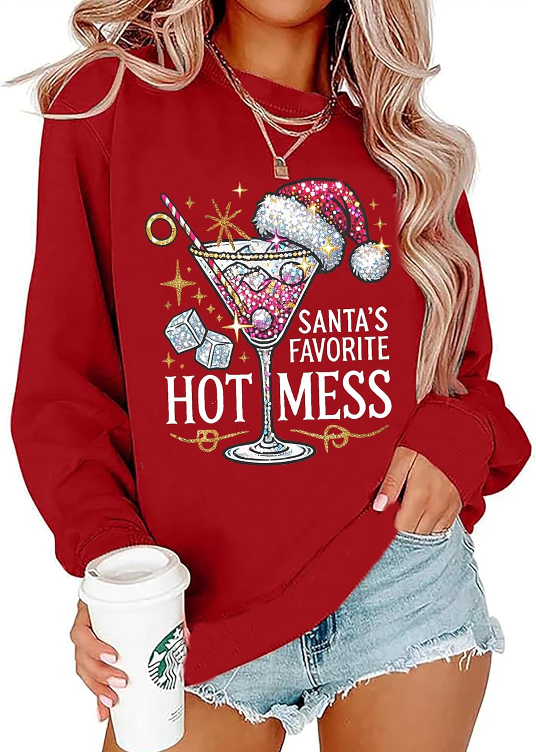 Susongeth Women's Ugly Christmas Sweatshirt - Festive Fun!