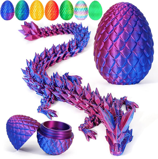 Crystal Dragon Fidget Toy: Easter Egg Surprise!