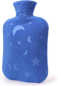 2L Hot Water Bottle for Pain Relief, Hot/Cold Therapy, Blue