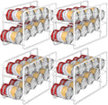 Can Dispenser Rack 4 Pack Stackable Can Storage Organizer - Space