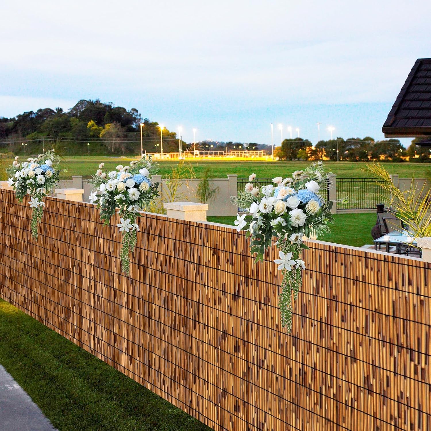 Natural Reed Fence for Outdoor Privacy and Aesthetic Appeal