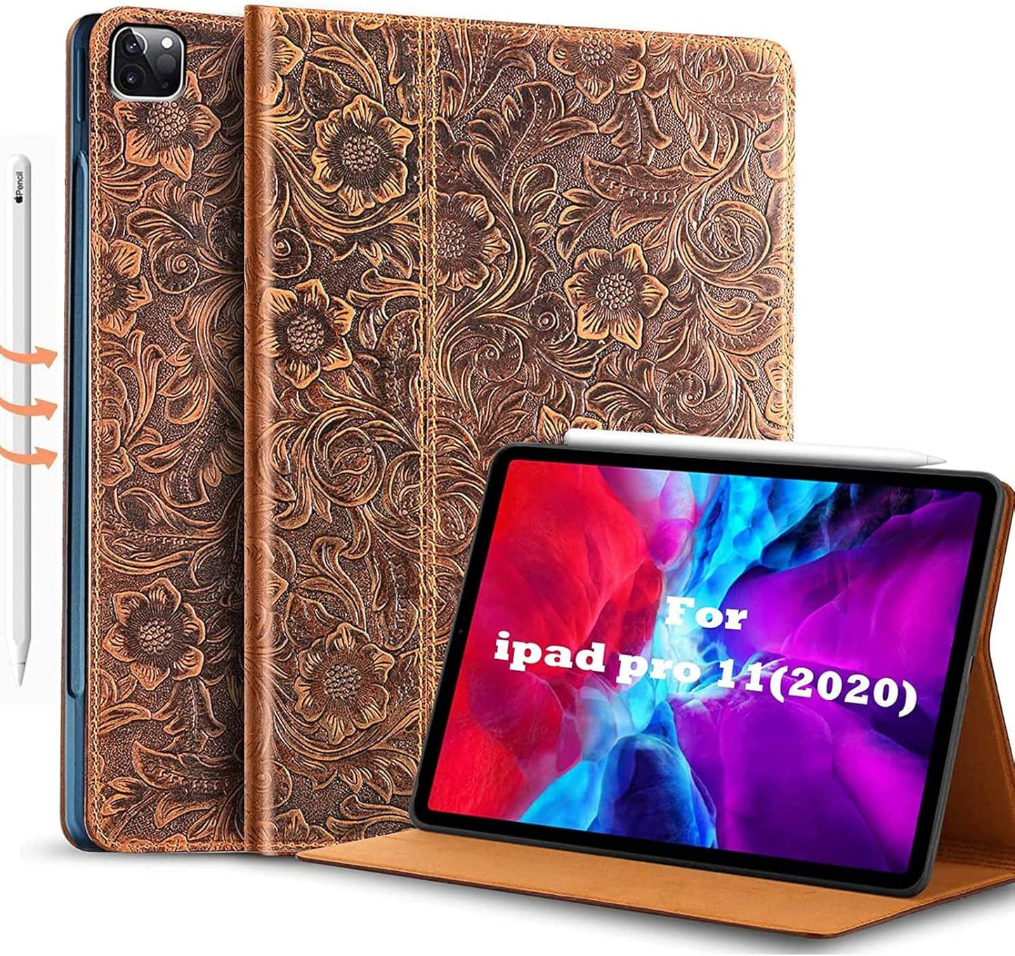 Genuine Leather Case for iPad Pro 11 Inch 2022/2021 Models