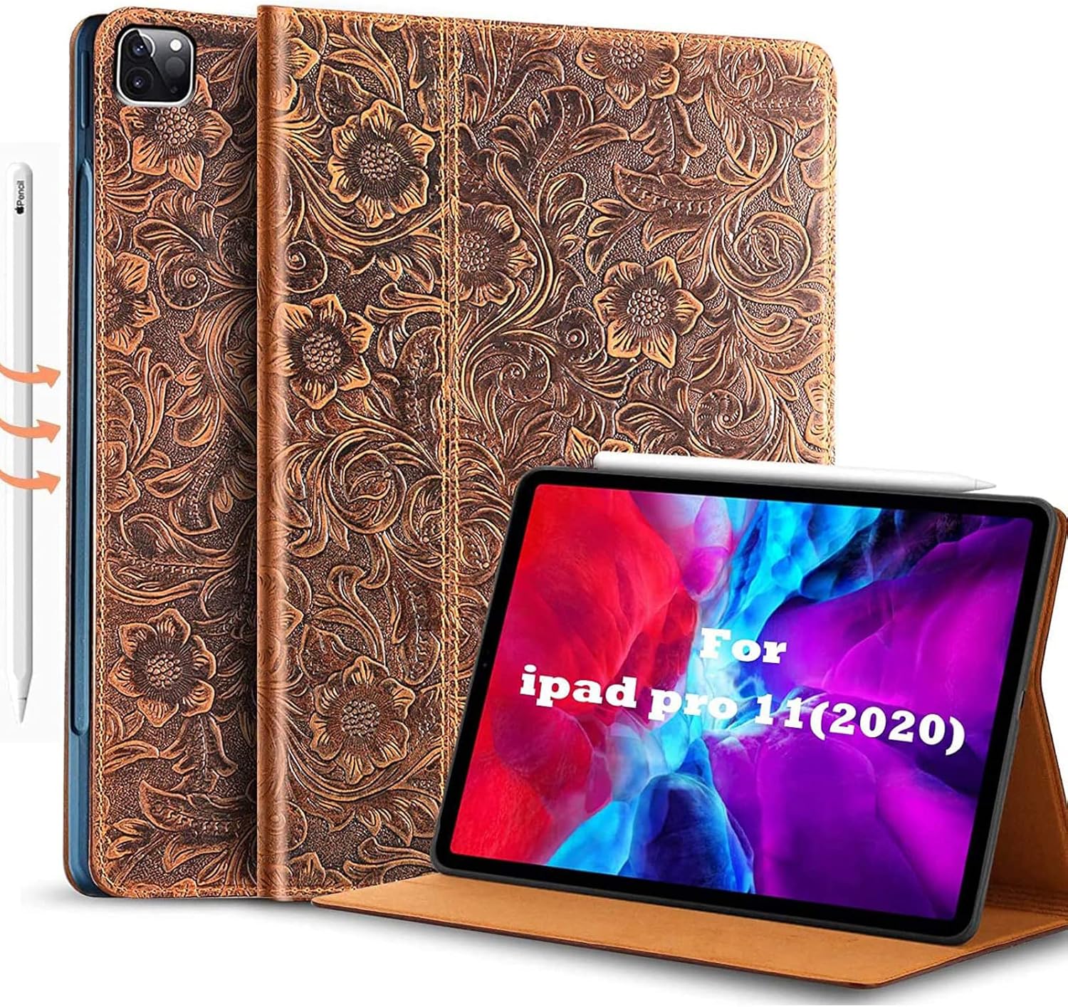 Genuine Leather Case for iPad Pro 11 Inch 2022/2021 Models