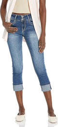WallFlower Luscious Curvy 23.5ft Crop Mid-Rise Jeans - Curve Fit feel
