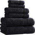 Superior Egyptian Cotton 6-Piece Towel Set - Luxurious, Absorbent Bath