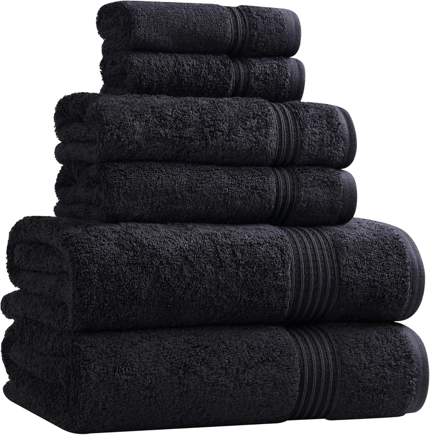 Superior Egyptian Cotton 6-Piece Towel Set for Luxurious Comfort