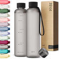 32oz Black Slim Water Bottle for Men - Lightweight & Shatterproof
