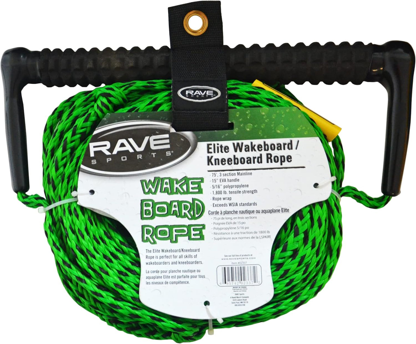 RAVE Sports Elite Wakeboard/Kneeboard Rope for Thrilling Water Fun