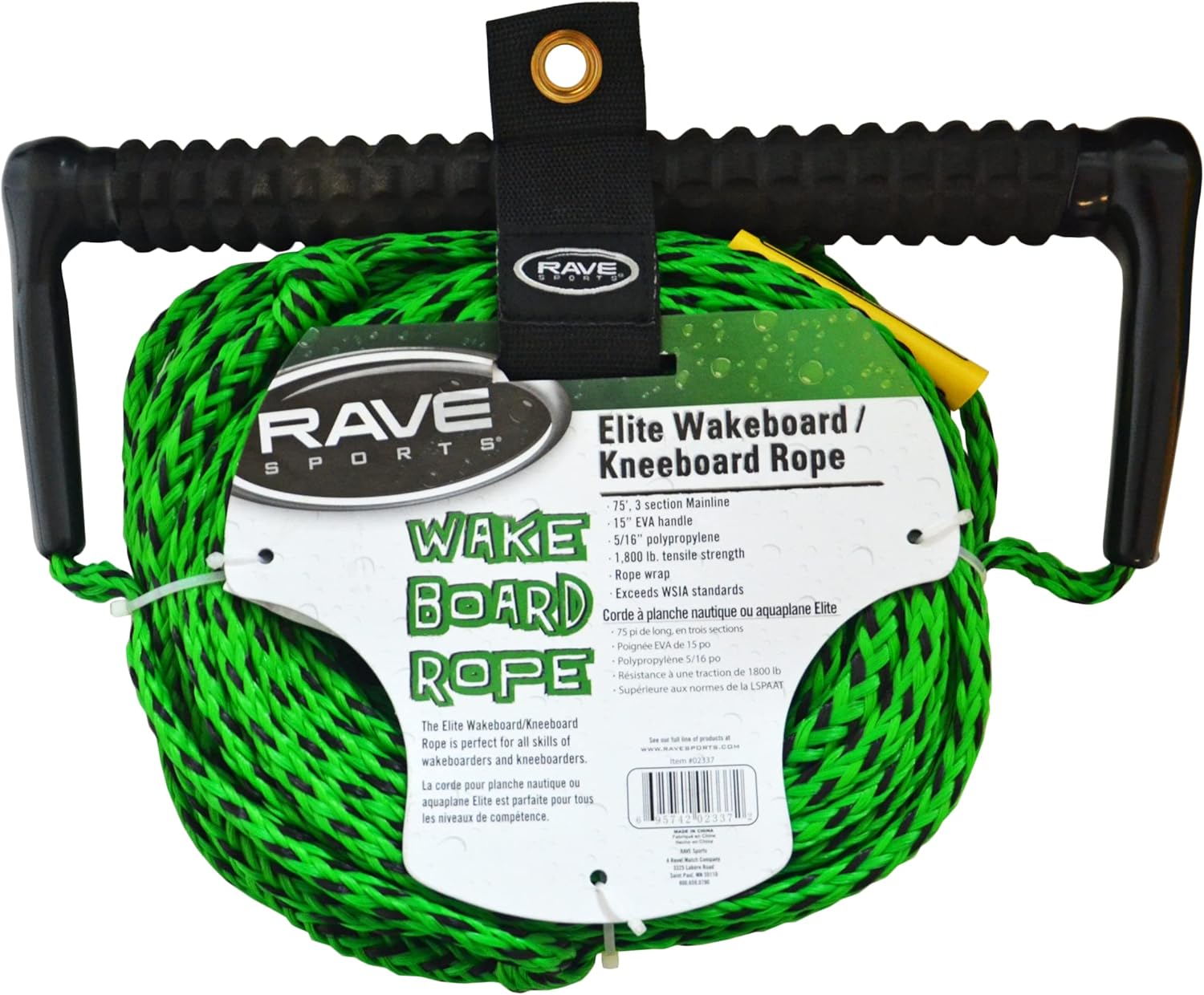 RAVE Sports Elite Wakeboard/Kneeboard Rope for Thrilling Water Fun