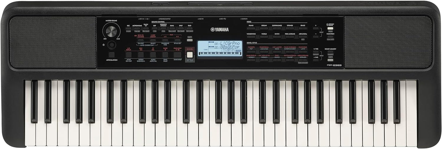 Yamaha 61 Touch Sensitive Keys Portable Keyboard for Beginners