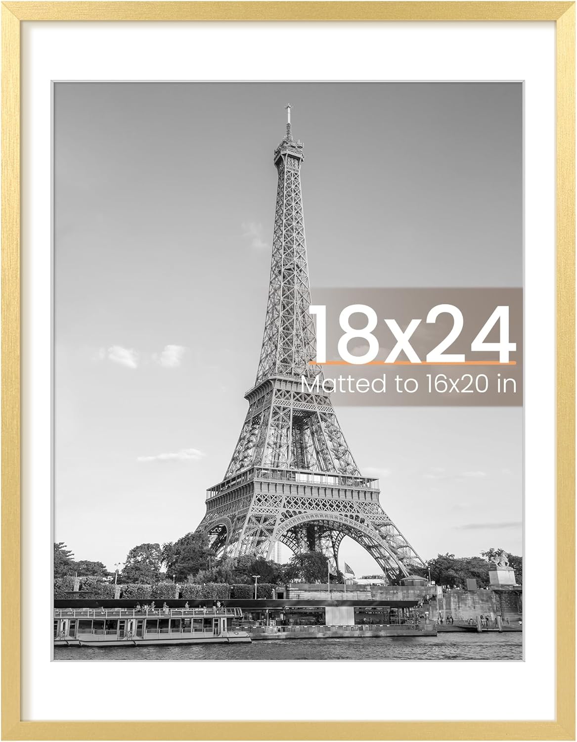 Upsimples 18x24 Picture Frame for Posters and Photos Display