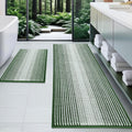 Bathroom Rugs and Mats Sets 2 Piece Chenille Bath Mat Set - Thick