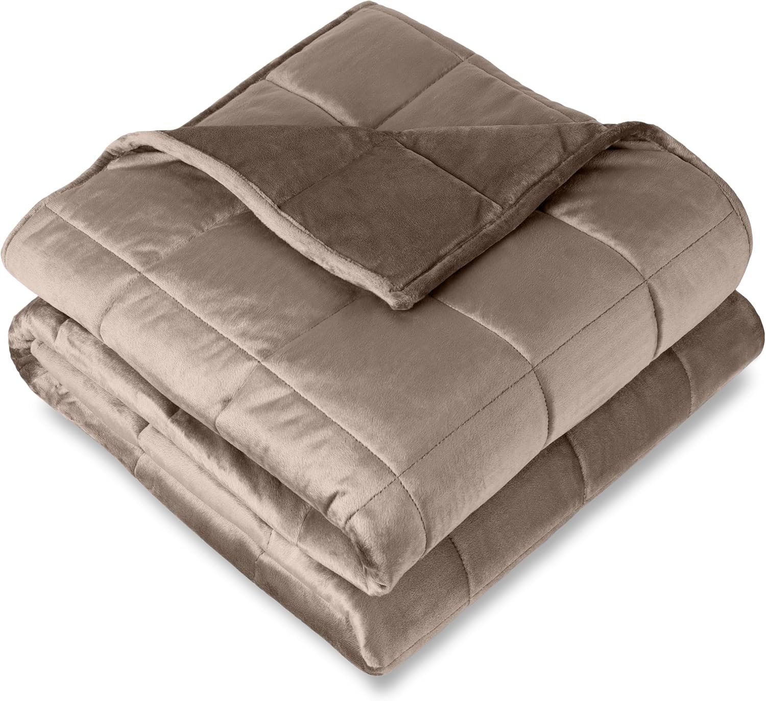 Bare Home Weighted Blanket Queen Size 17lb for Adults Comfort