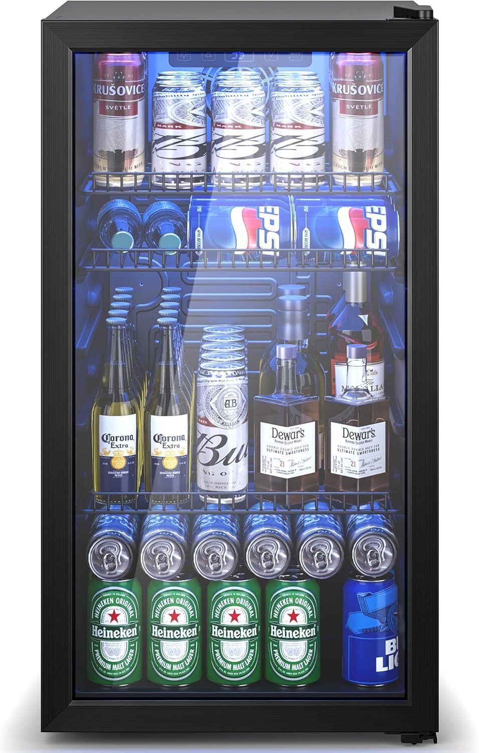Beverage Refrigerator Cooler with Digital Temperature Control