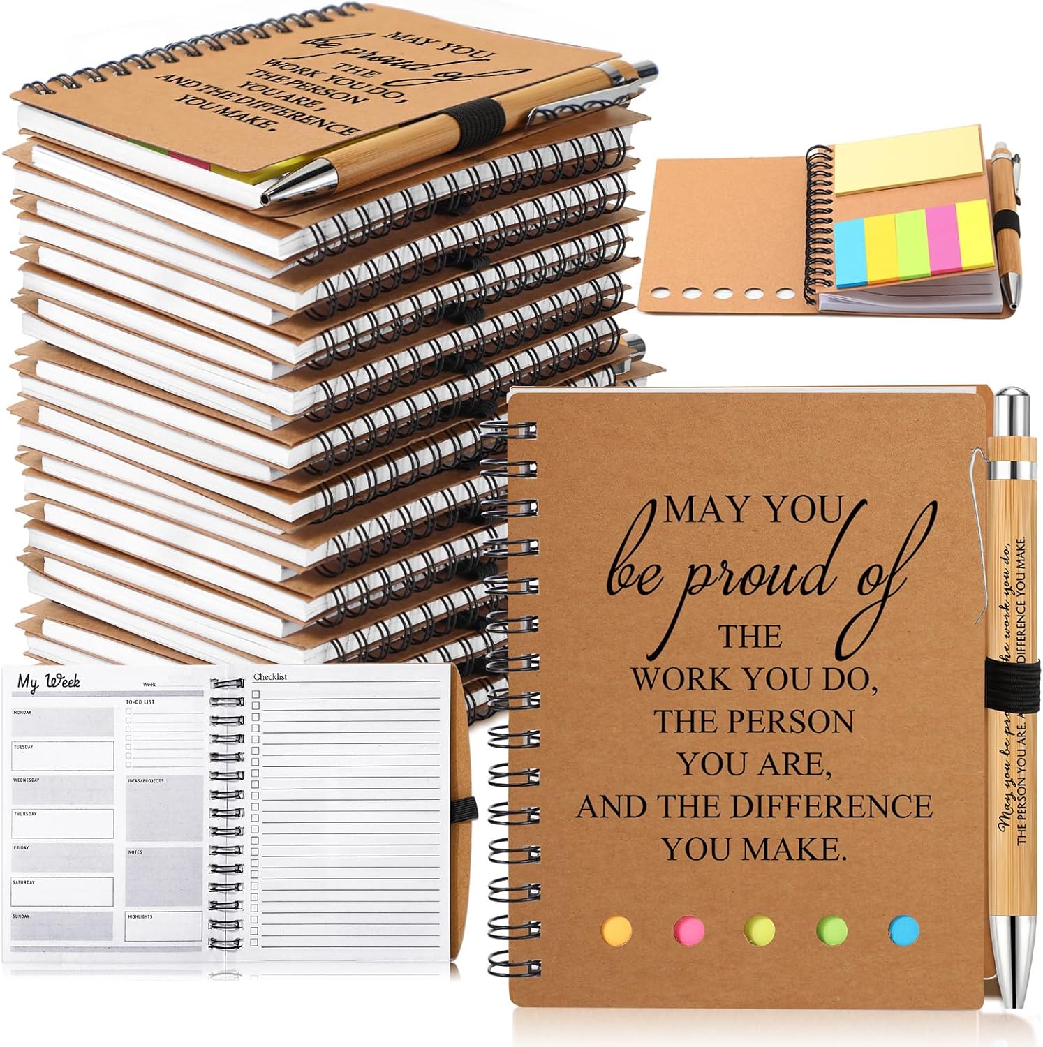 30 Sets Inspirational Medical Assistant Week Notebooks Bulk Gifts