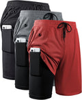 Men's 2 in 1 Workout Running Shorts 7 in - Lightweight Compression