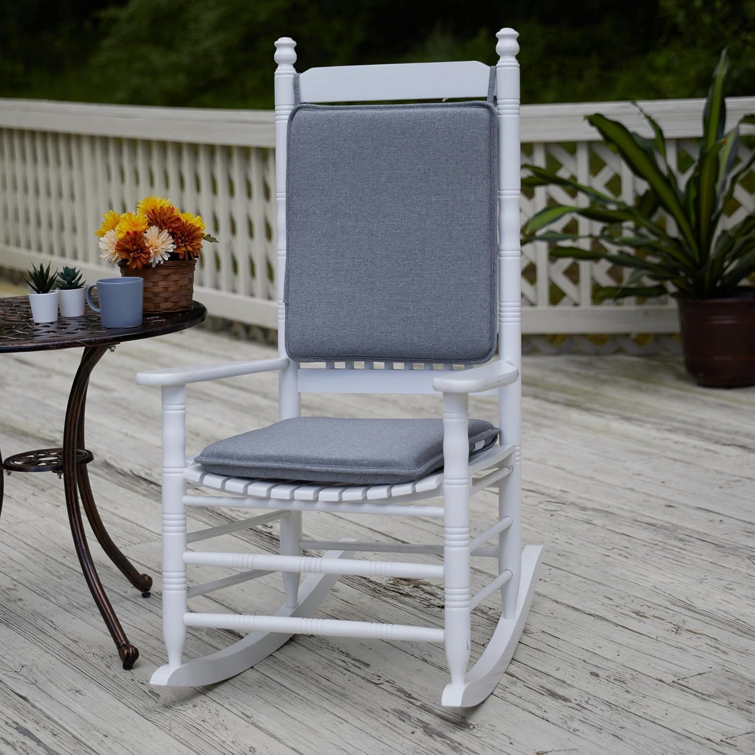 Klear Vu Porch Rocking Chair Cushion Set for Ultimate Comfort
