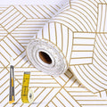 Shelf Liners for Kitchen Cabinets 23.6in x 49.21ft - Non-Slip Gold