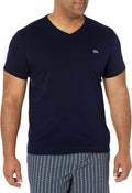 Lacoste Men's V-Neck Pima Cotton Jersey T-Shirt - Soft (Style EW2H)