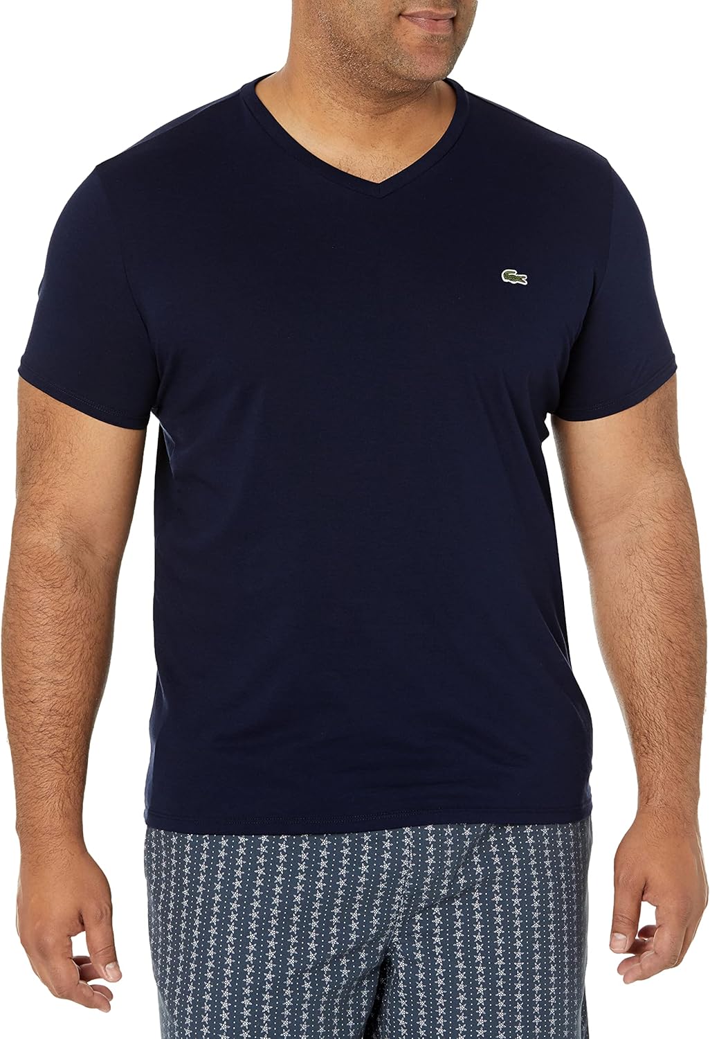 Lacoste Men's Short Sleeve V-Neck Pima Cotton Jersey T-Shirt Review