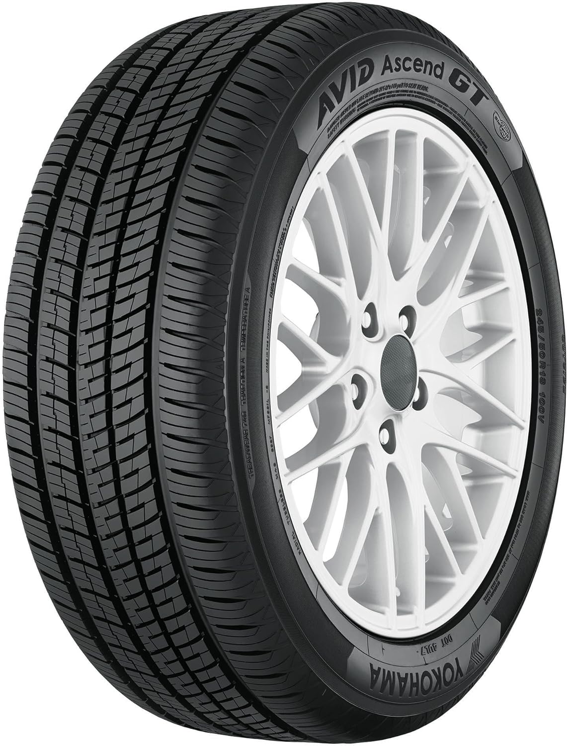 Yokohama Avid Ascend GT 235/40R19 Tire for All-Season Performance