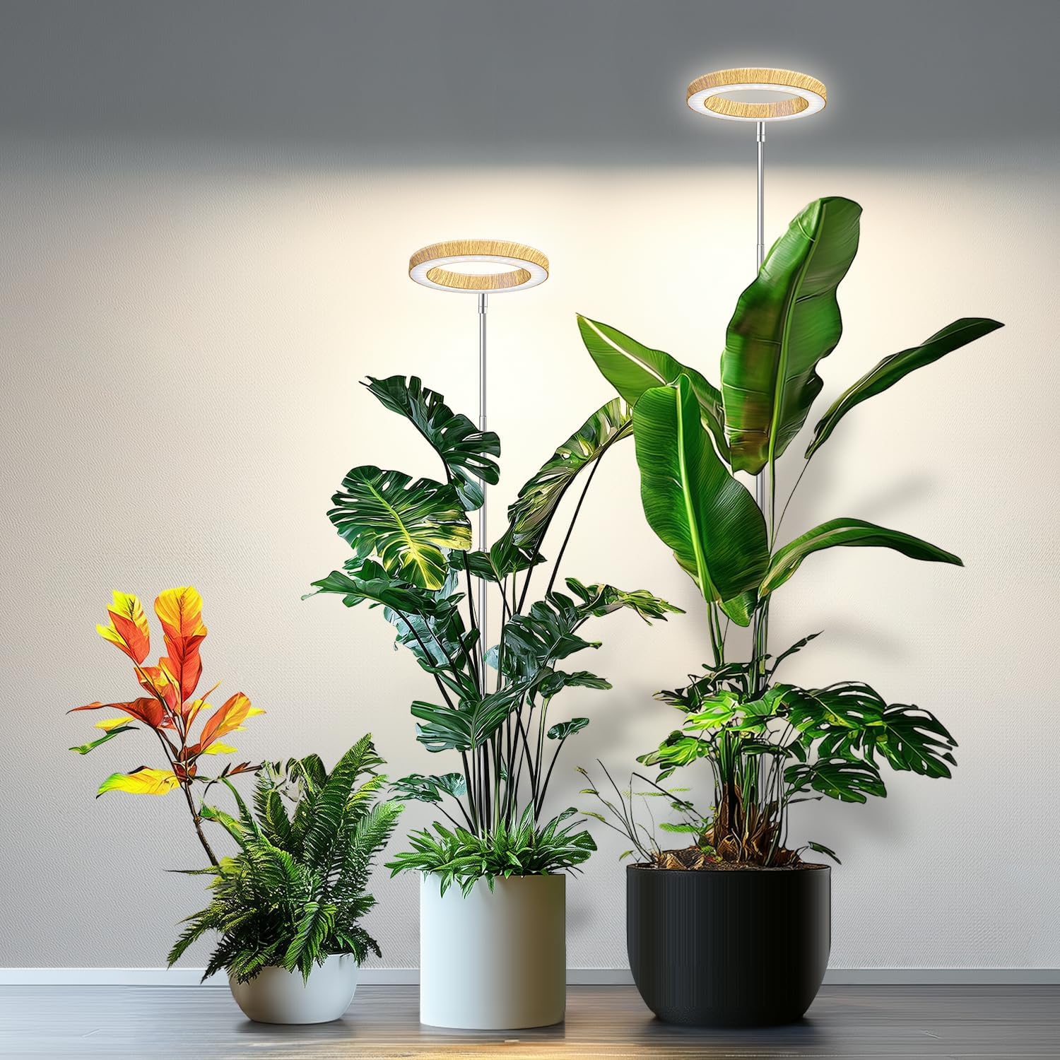 Full Spectrum Grow Lights for Indoor Plants with Timer and Modes