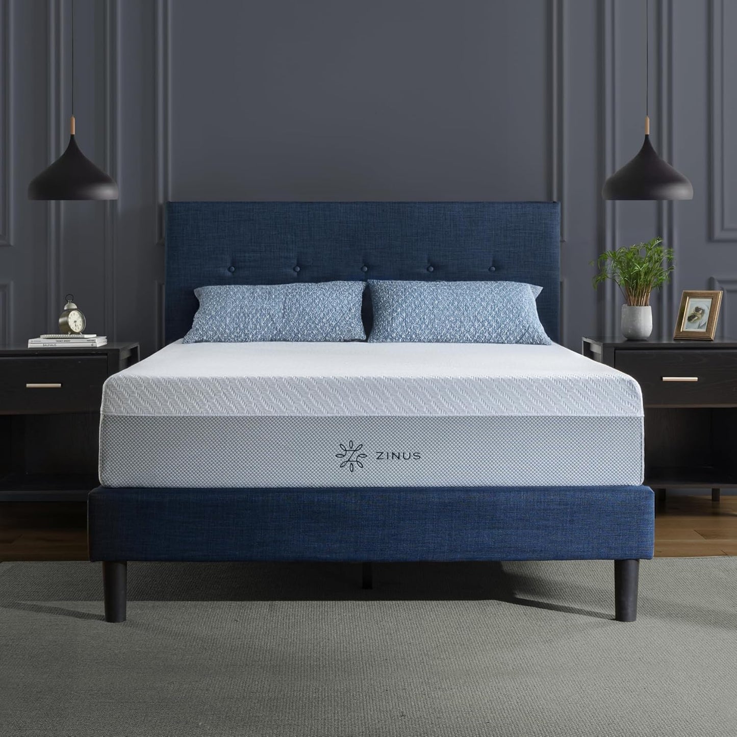 ZINUS 12 Inch QUADCOOL Memory Foam Mattress for Ultimate Comfort