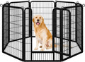 Dog Playpen Outdoor 40 in 8 Panels - Portable Puppy Exercise Pen