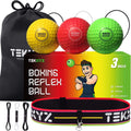 Boxing Reflex Ball with Headband - 3 Difficulty Levels for Speed