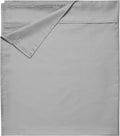 California Design Den King Size Flat Sheet - 400 TC Sateen Light Grey