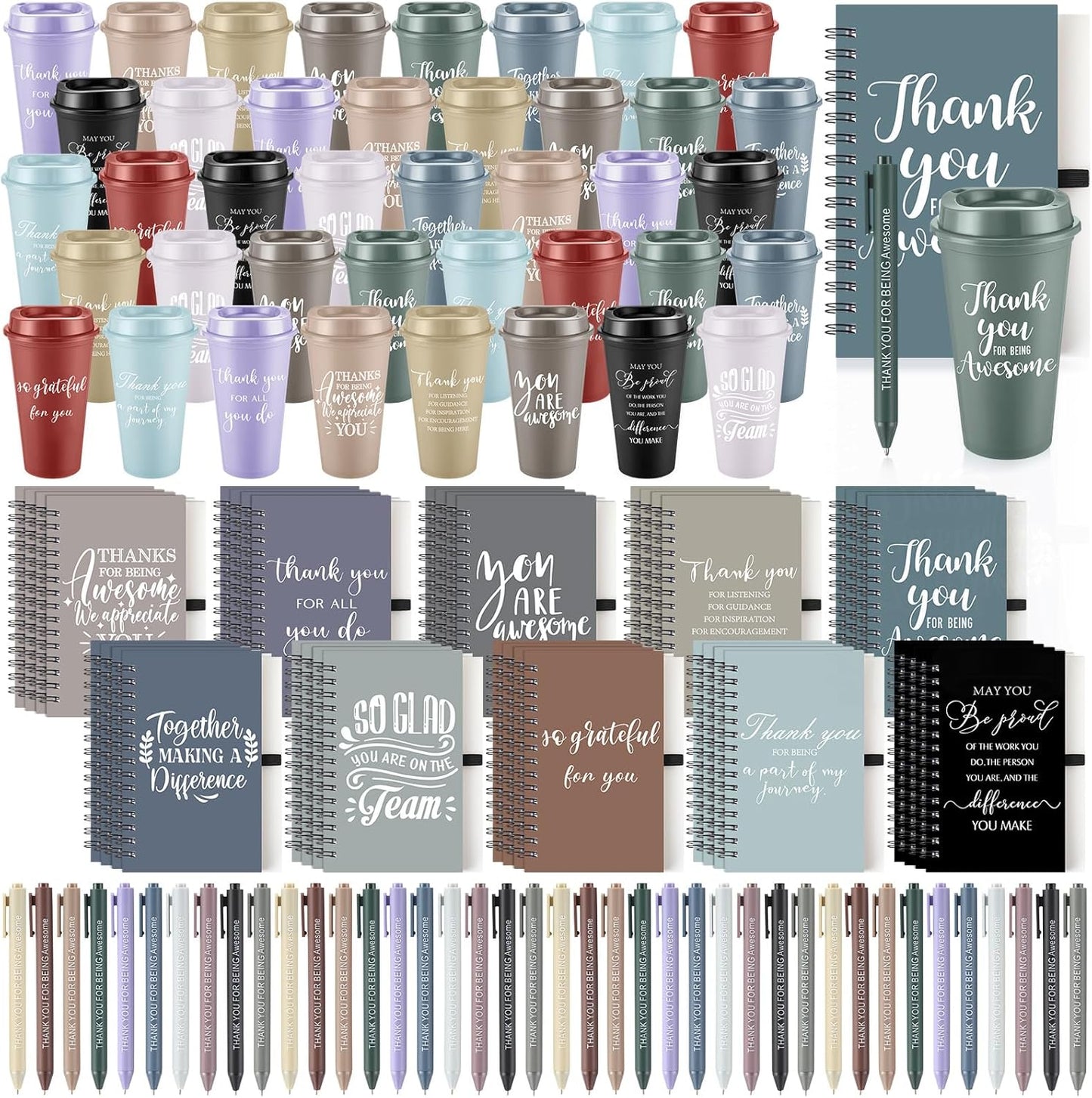 120 Pcs Employee Appreciation Gifts Set for Team Motivation