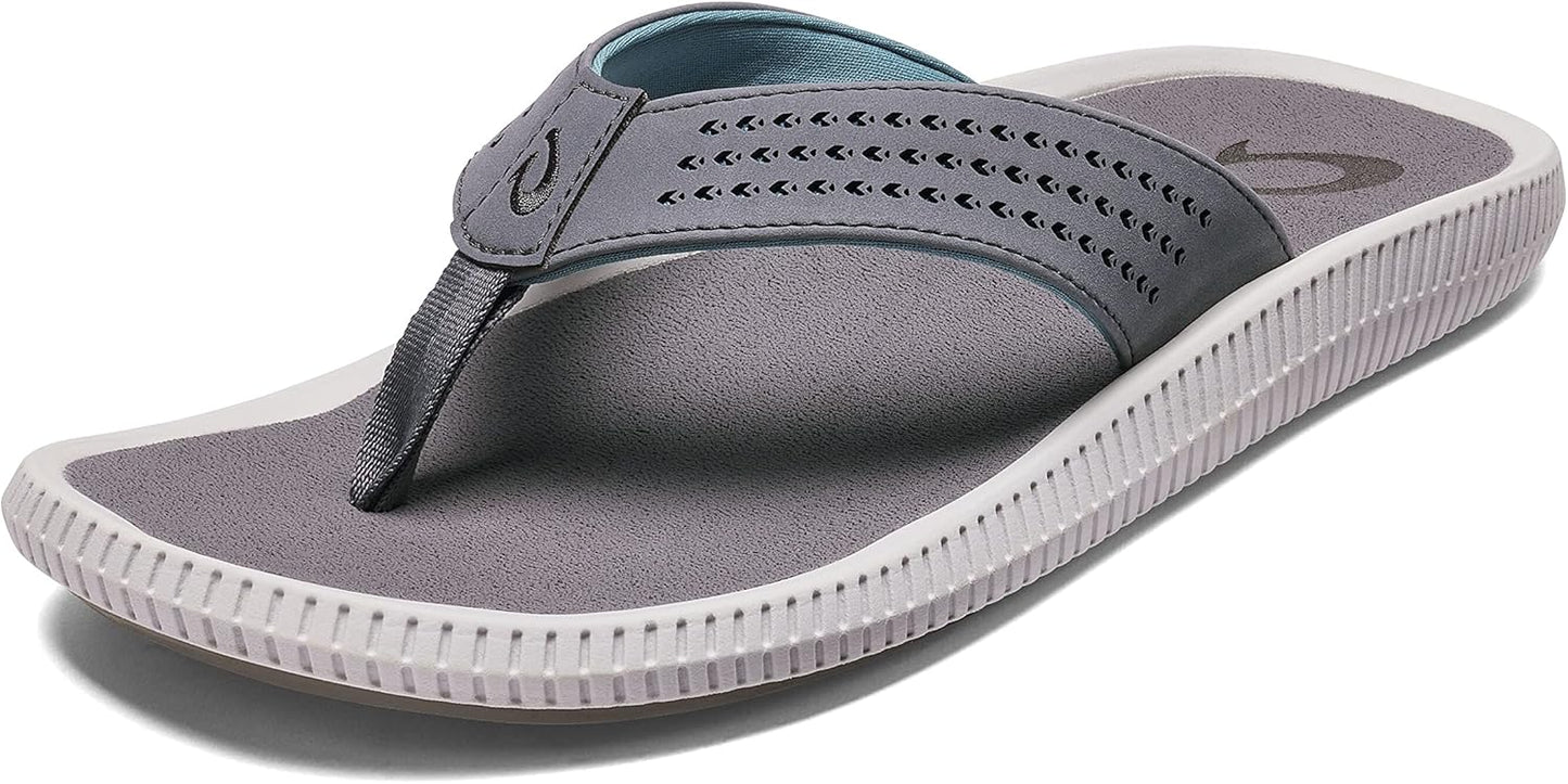 Ulele Men's Beach Sandals: Water Resistant Flip Flops with Comfort