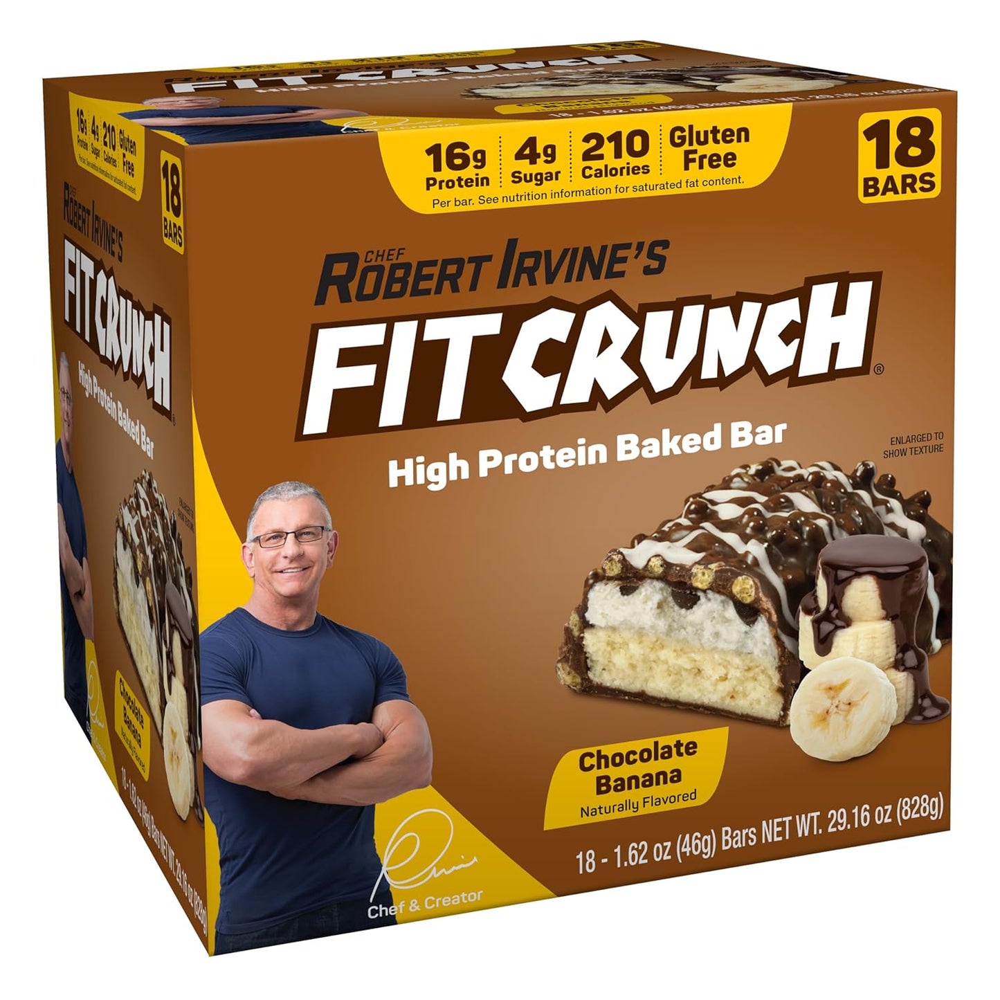FITCRUNCH Snack Size Protein Bars with 6-Layer Baked Bar